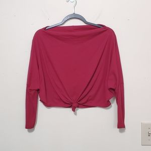 NWOT Laura's Boutique Burgundy Off Shoulder Large